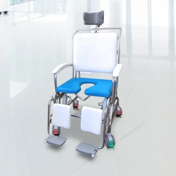 KCare Electric Tilt In Space Mobile Shower Commode - 650mm