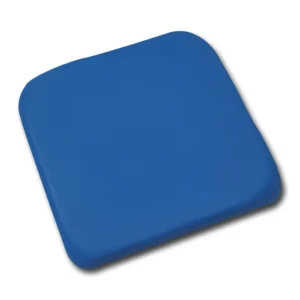 KCare Shower Commode Seat - Handmade No Aperture Blue Vinyl 445mm Wide